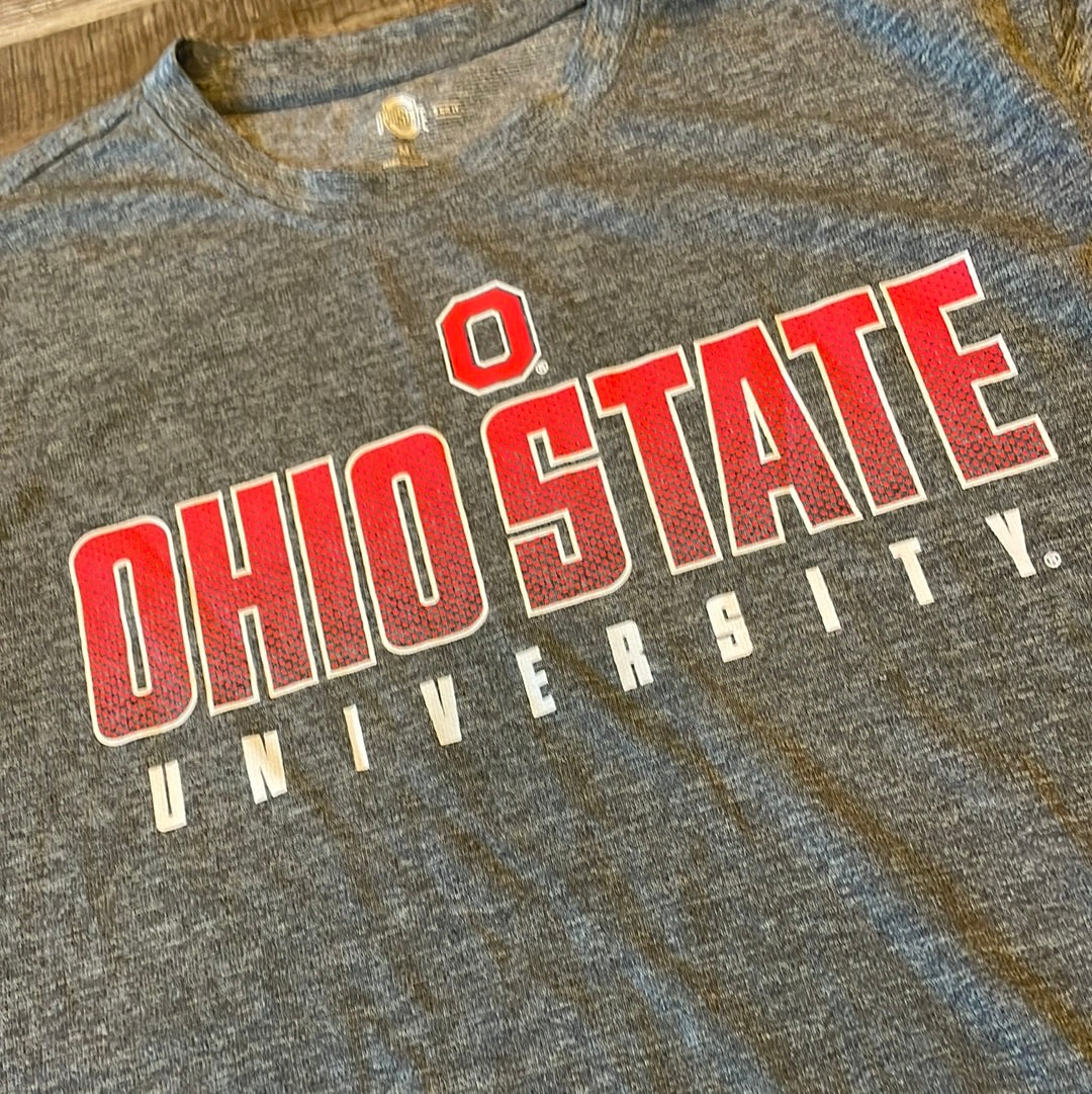 NCAA Ohio State Buckeyes Grey Long Sleeve Shirt Adult size medium