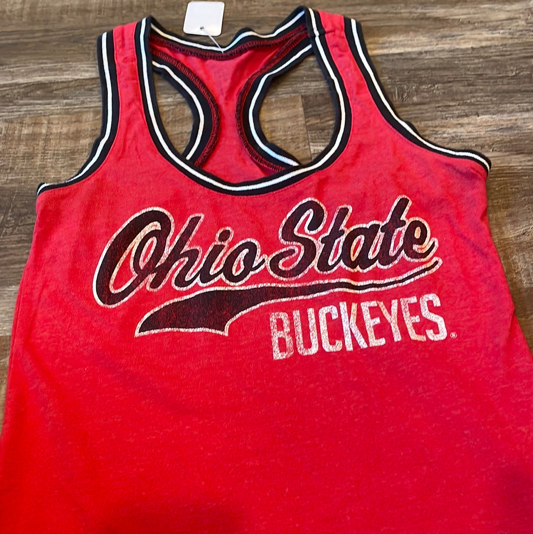 NCAA Ohio State Buckeyes Razor back Tank Top Women’s size Small