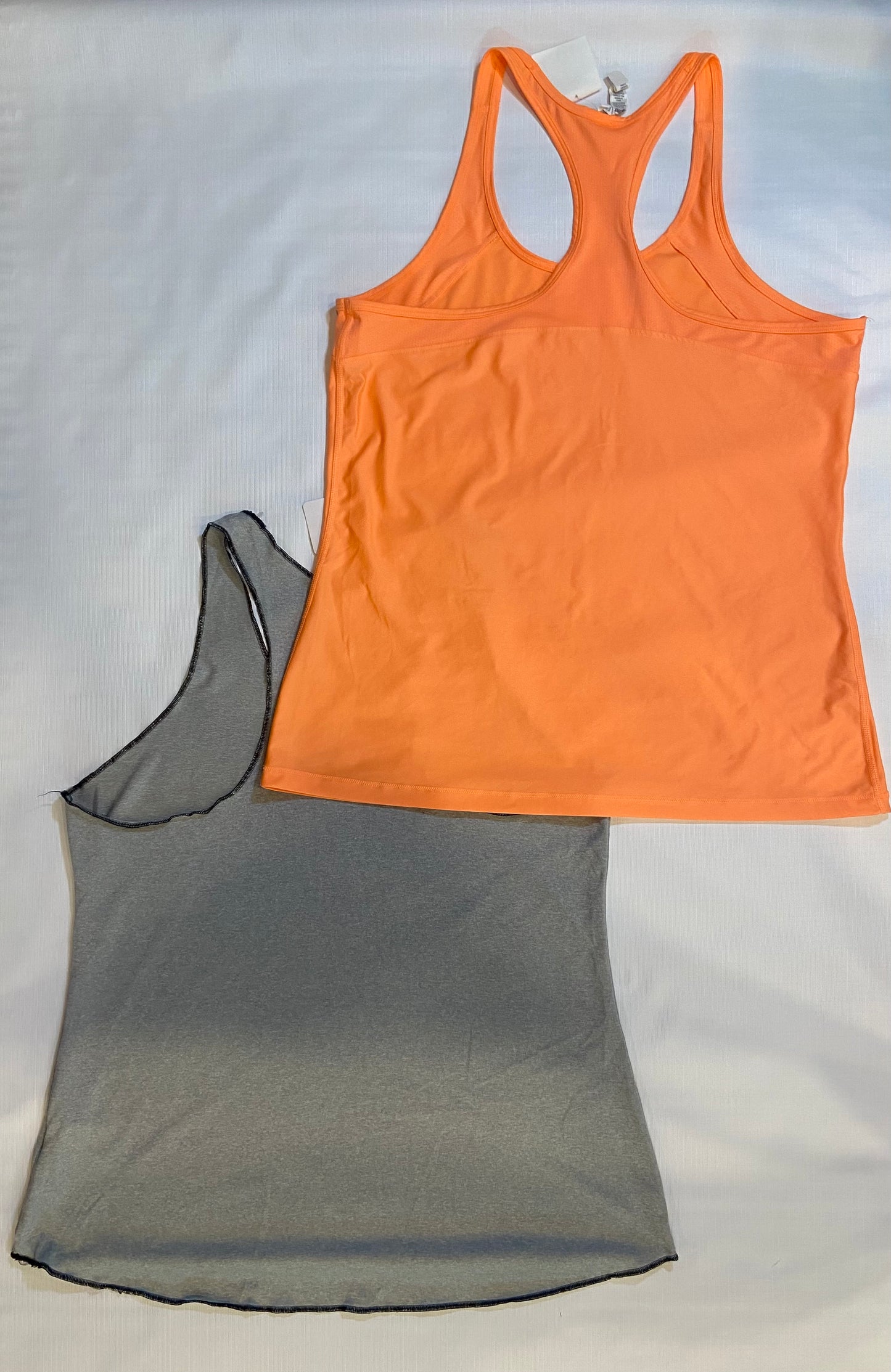 Lot of 2- North Face & Under Armour Womens Athletic Razor Back Tank Top Sizes XL