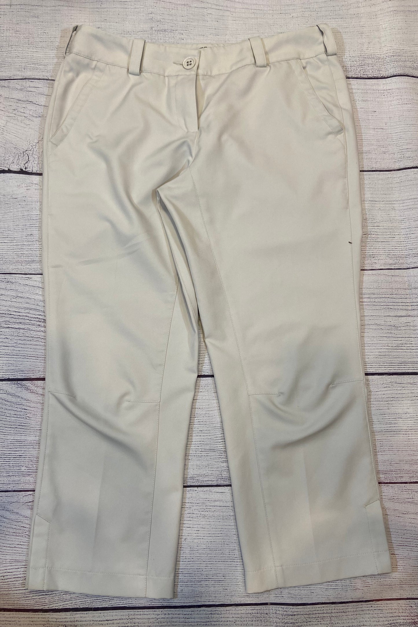 Nike Golf Tour Performance Womens Khaki Dr-Fit Capri Pants size 6