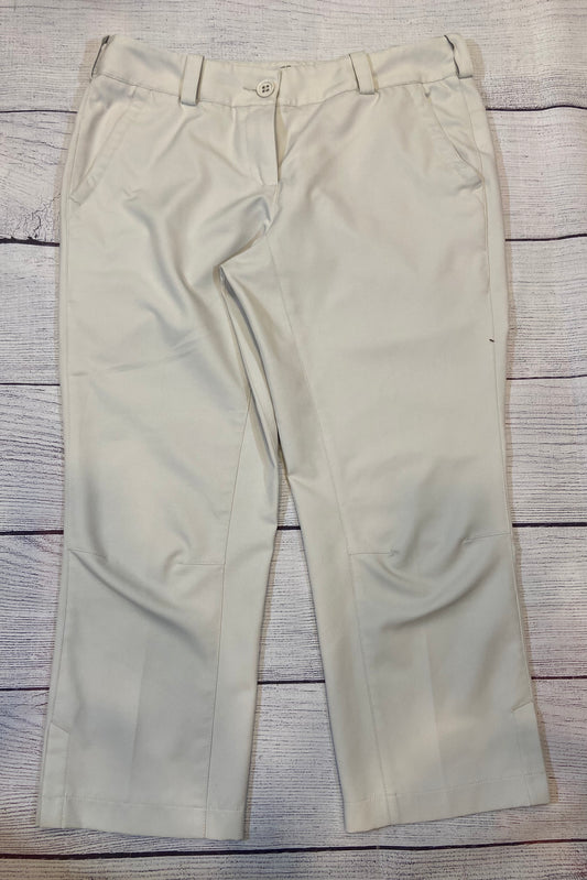 Nike Golf Tour Performance Womens Khaki Dr-Fit Capri Pants size 6