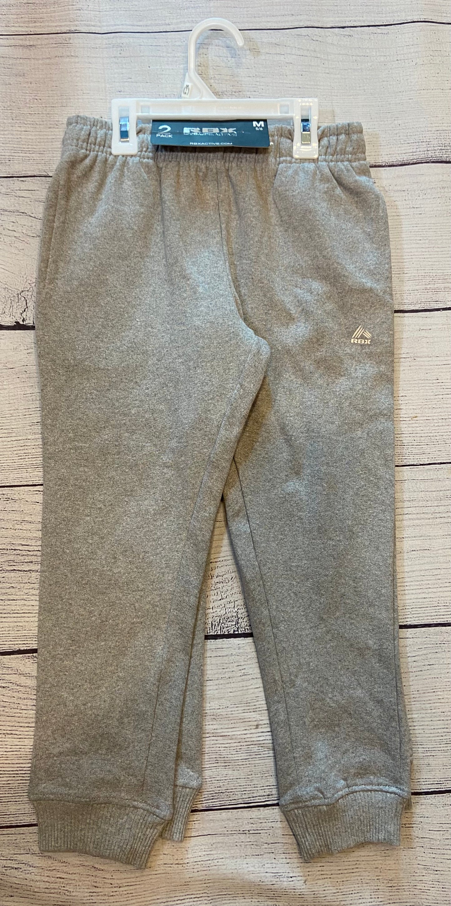 2 Pack of Reebok Boys Youth Gray Jogger NWOT Size M (5/6)