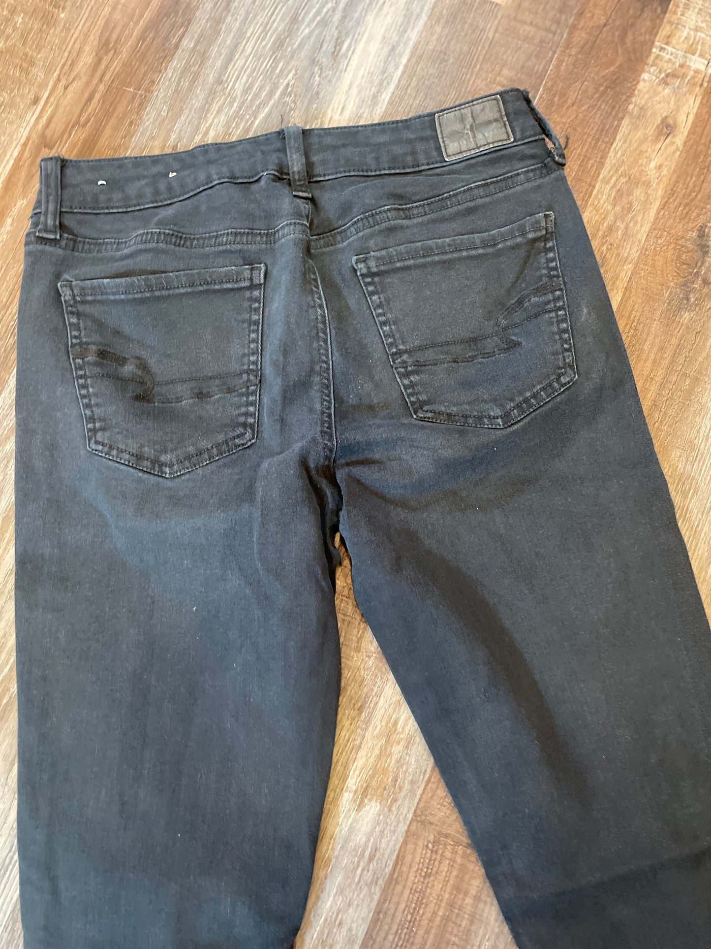 American Eagle Next Level Stretch Black Jeggings Womens Jeans size 10