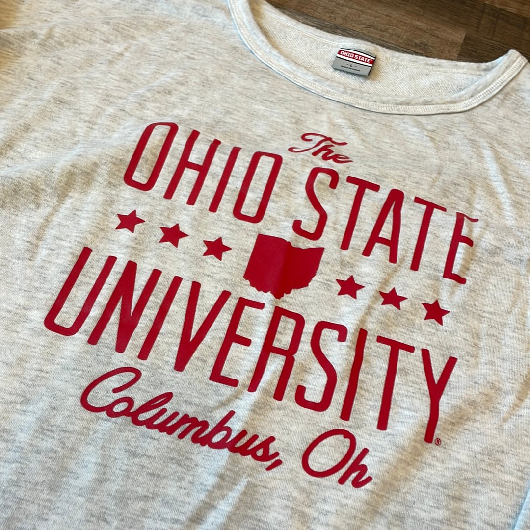 NCAA Ohio State University Crewneck Sweatshirt womens size Large