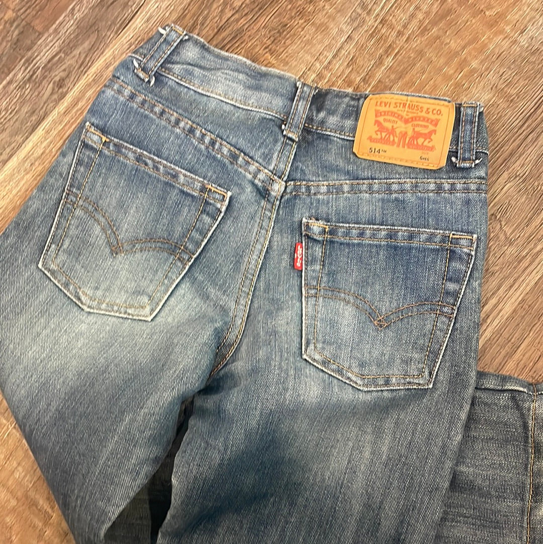 Levi’s 514 straight jeans boys size 6