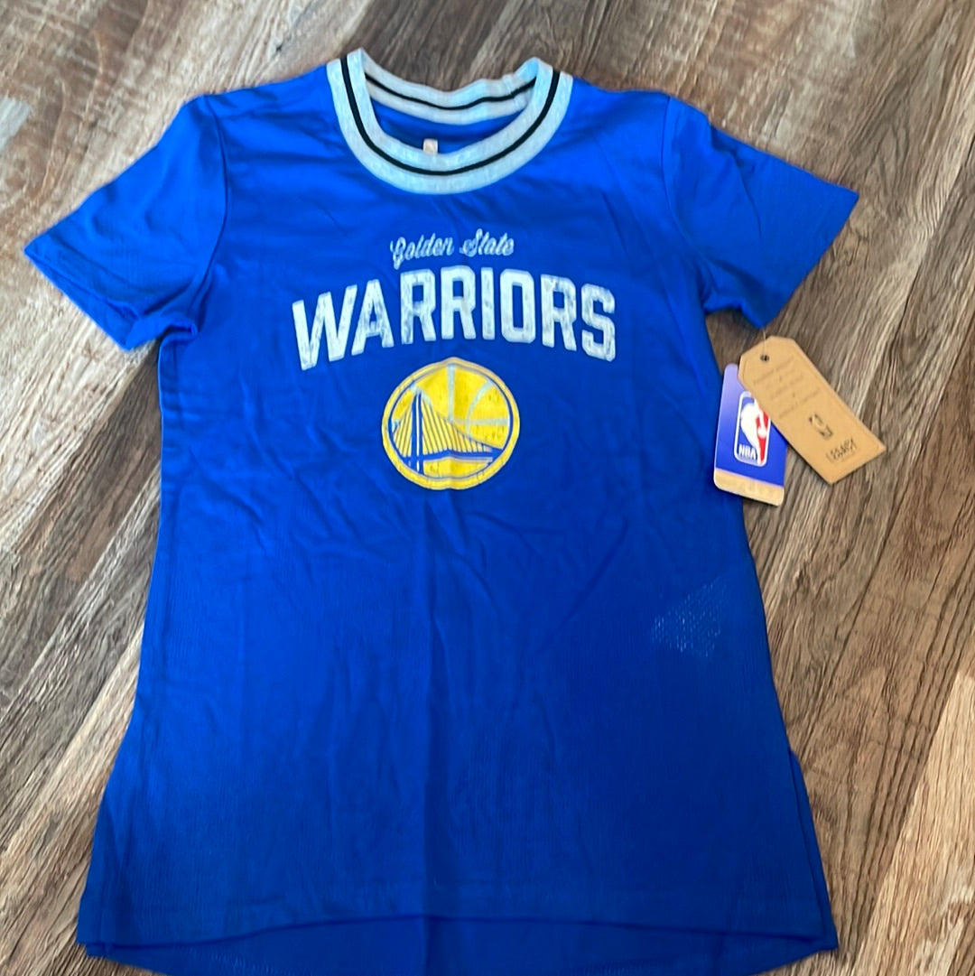 NEW w/Tags NBA Golden State Warriors girls Short Sleeve Short size YL (14)