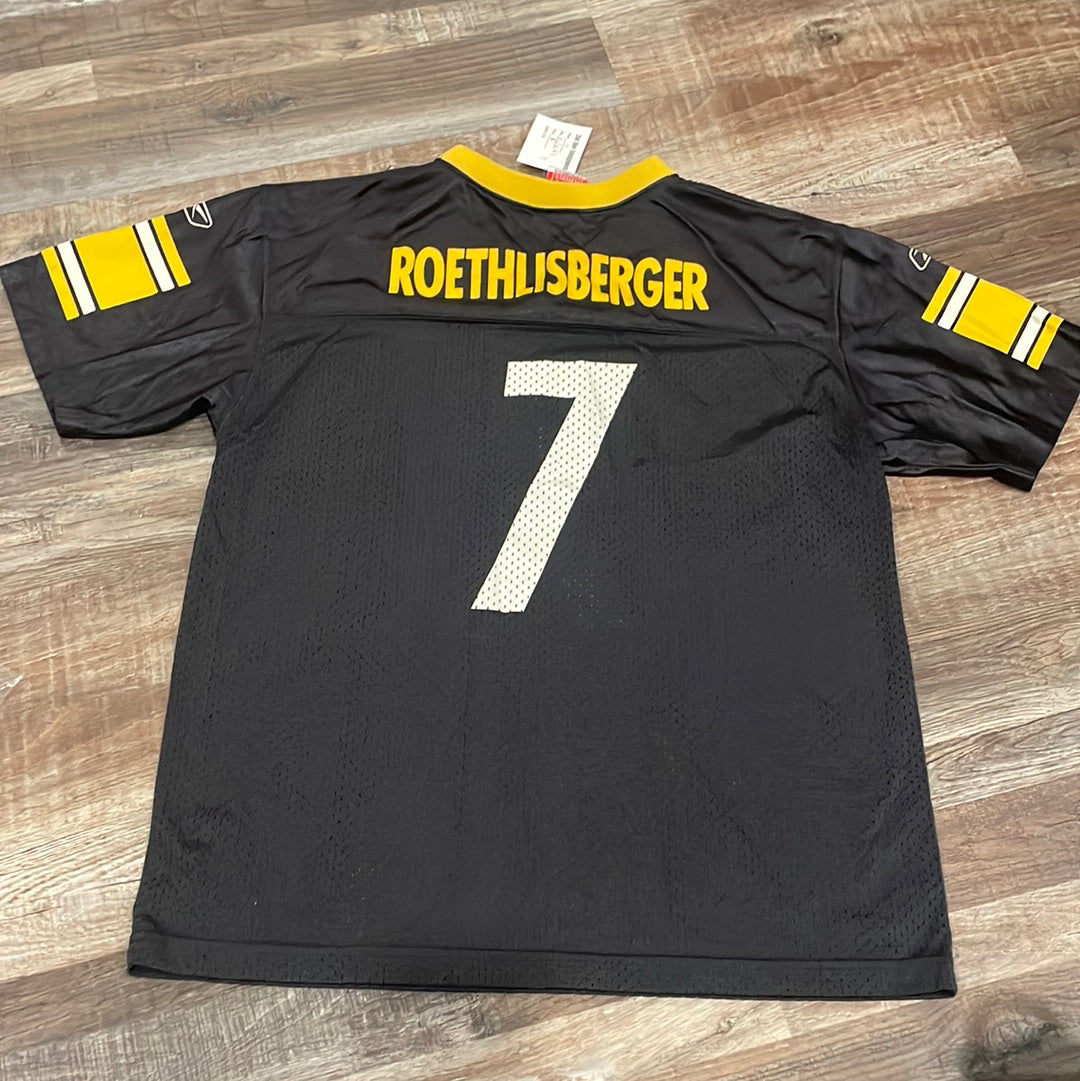 NFL Reebok Pittsburg Steelers Ben Roethlisberger jersey Youth XLarge