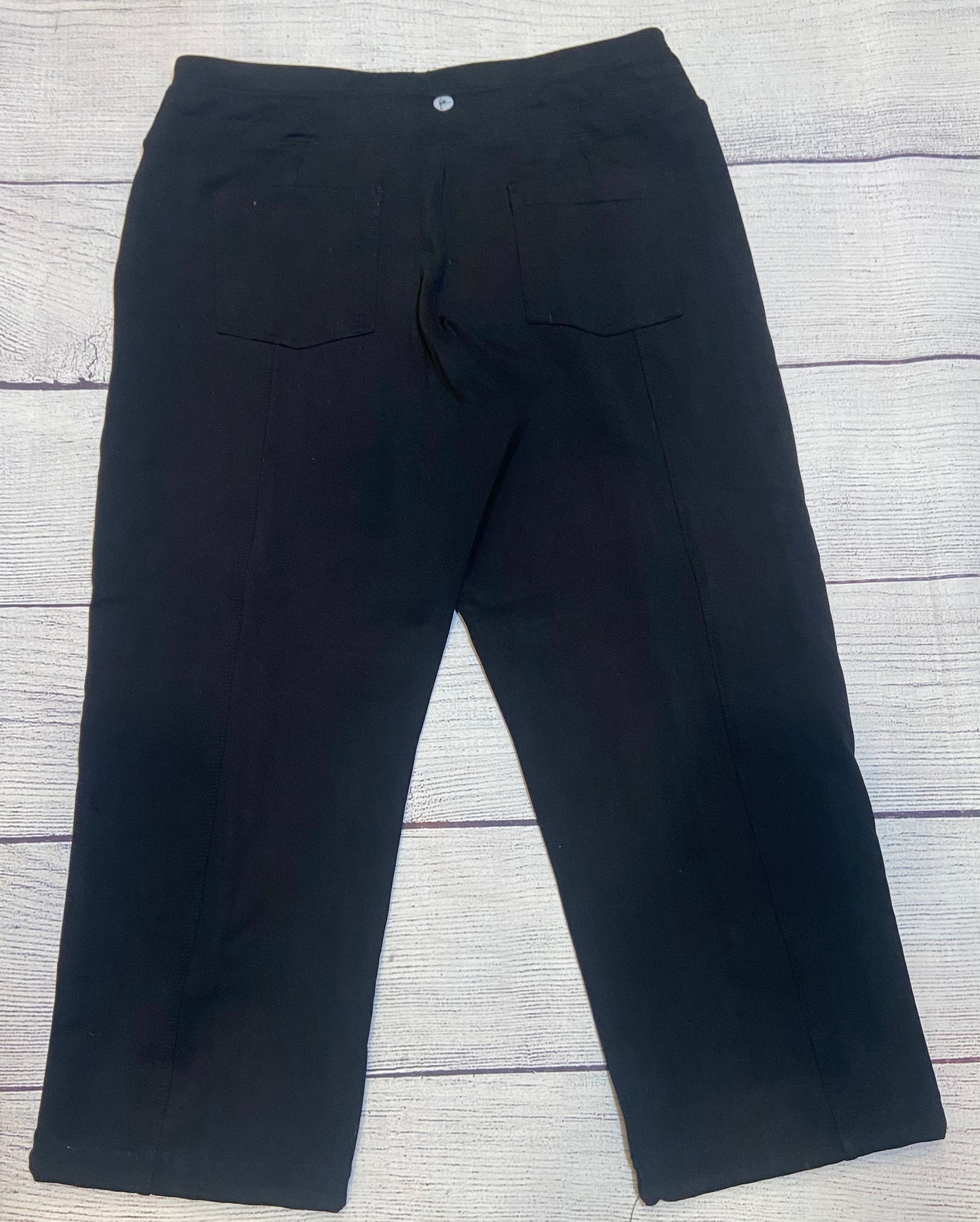 90 Degree by Reflex Black Capri Pants stretch Women size Small