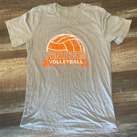 Panthers Volleyball Tri-Blend shirt adult small