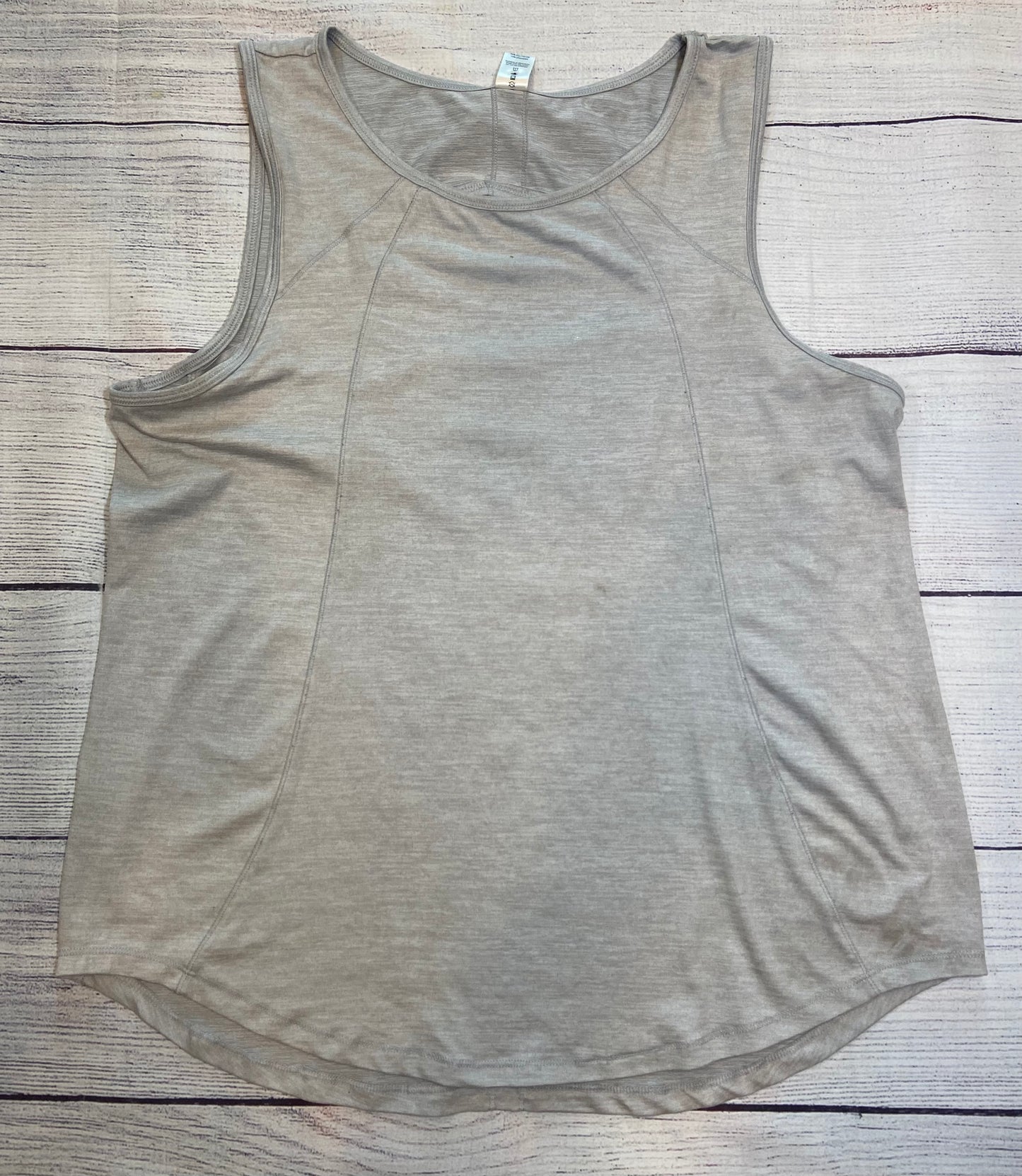 Yogalicious Women's Gray Athletic Tank Top NWT Size Large