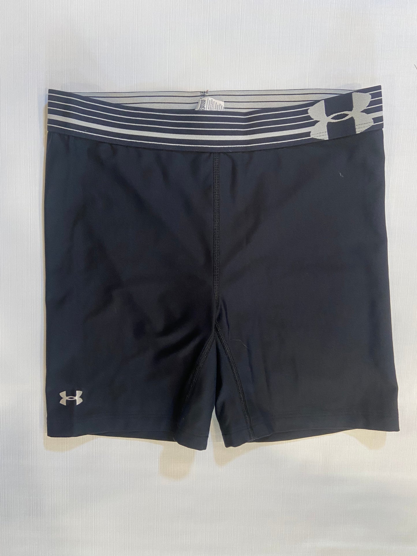 Lot of 2- Gym Shark & Under Armour Women Athletic Workout Spandex Shorts Sizes Small