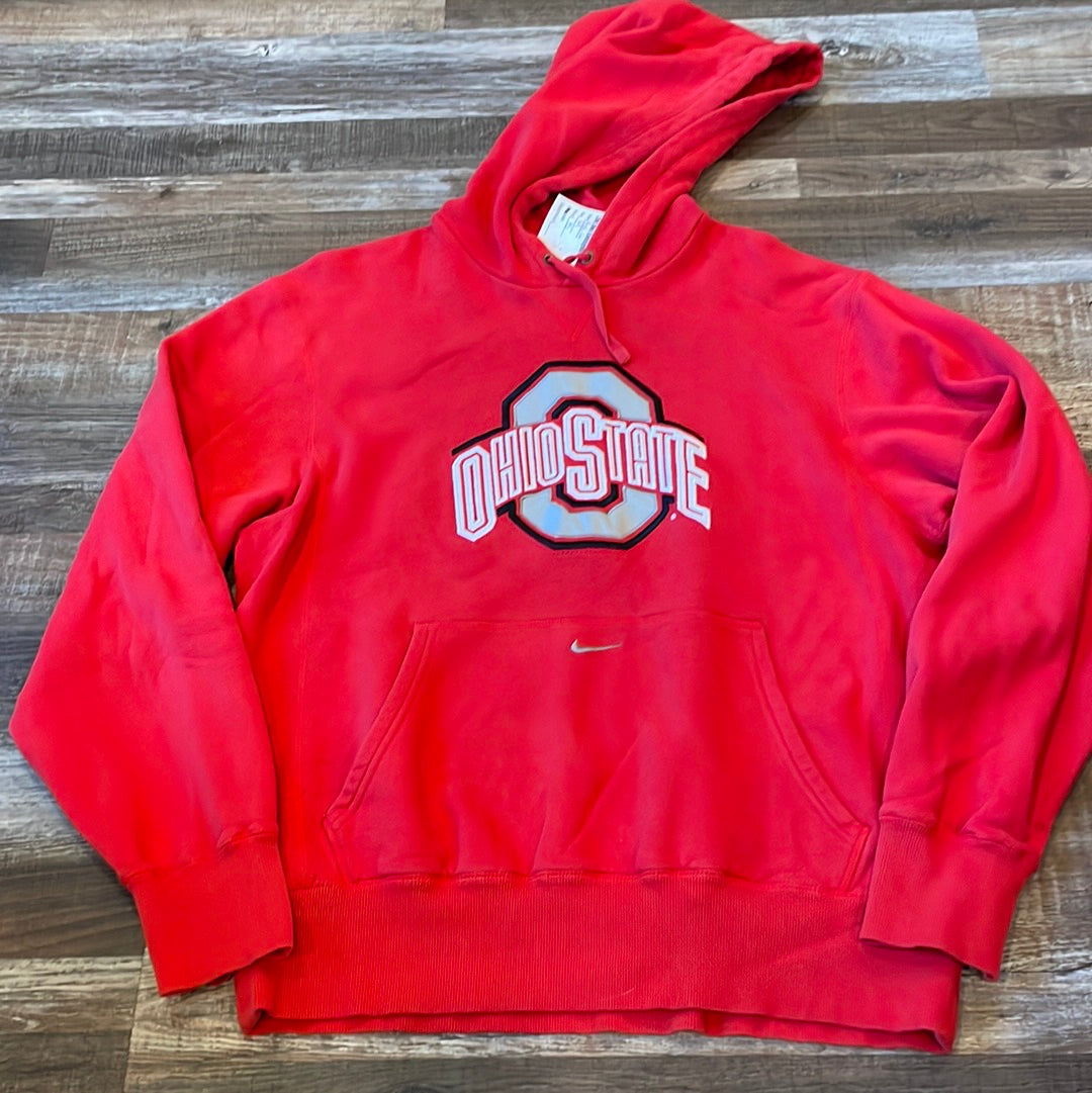 NCAA Nike Ohio State Buckeyes Red Hooded sweatshirt adult size Medium