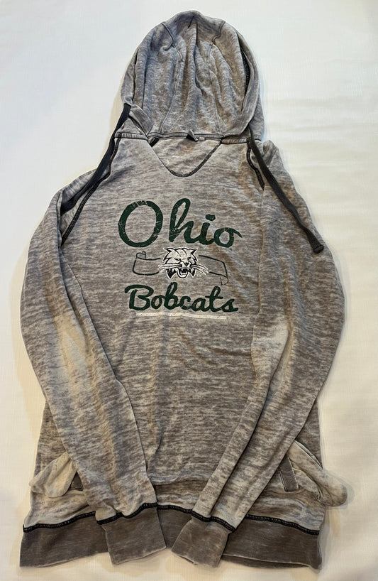 NCAA Ohio University Bobcats Hooded Sweatshirt Women size Medium