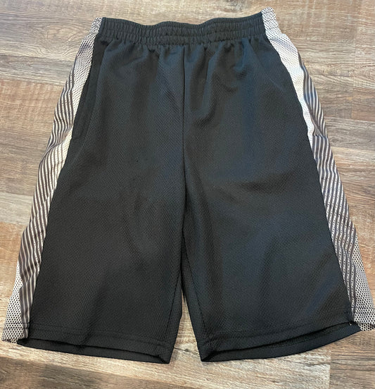 Zone Pro boys athletic shorts black w/ white strip size Large (12-14)