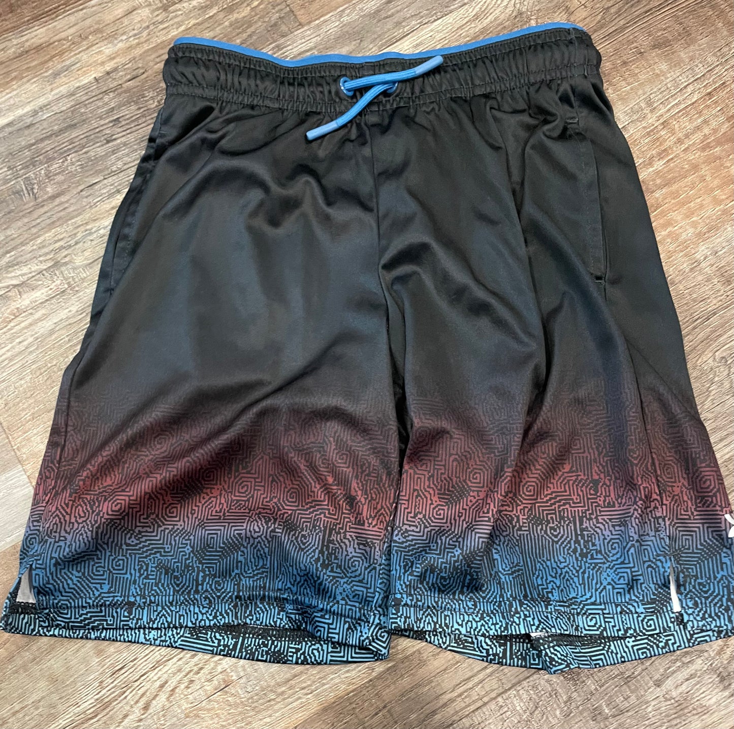 All in motion black w/red & blue  boys shorts size 8/10