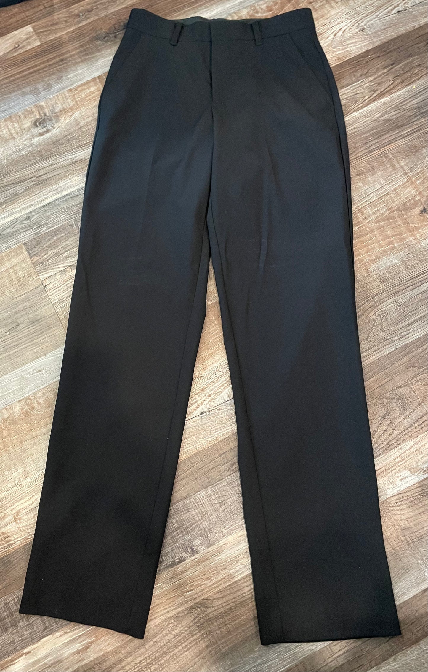 Van Hudson Solid Black Dress Pants Boys size 14