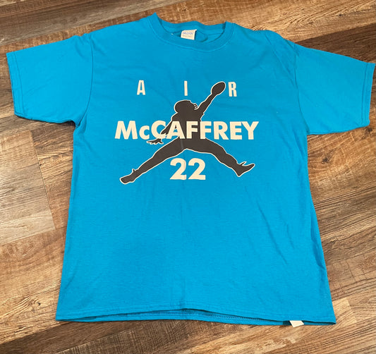 Air McCaffrey NEW!! Blue Short sleeve shirt boys size XLarge