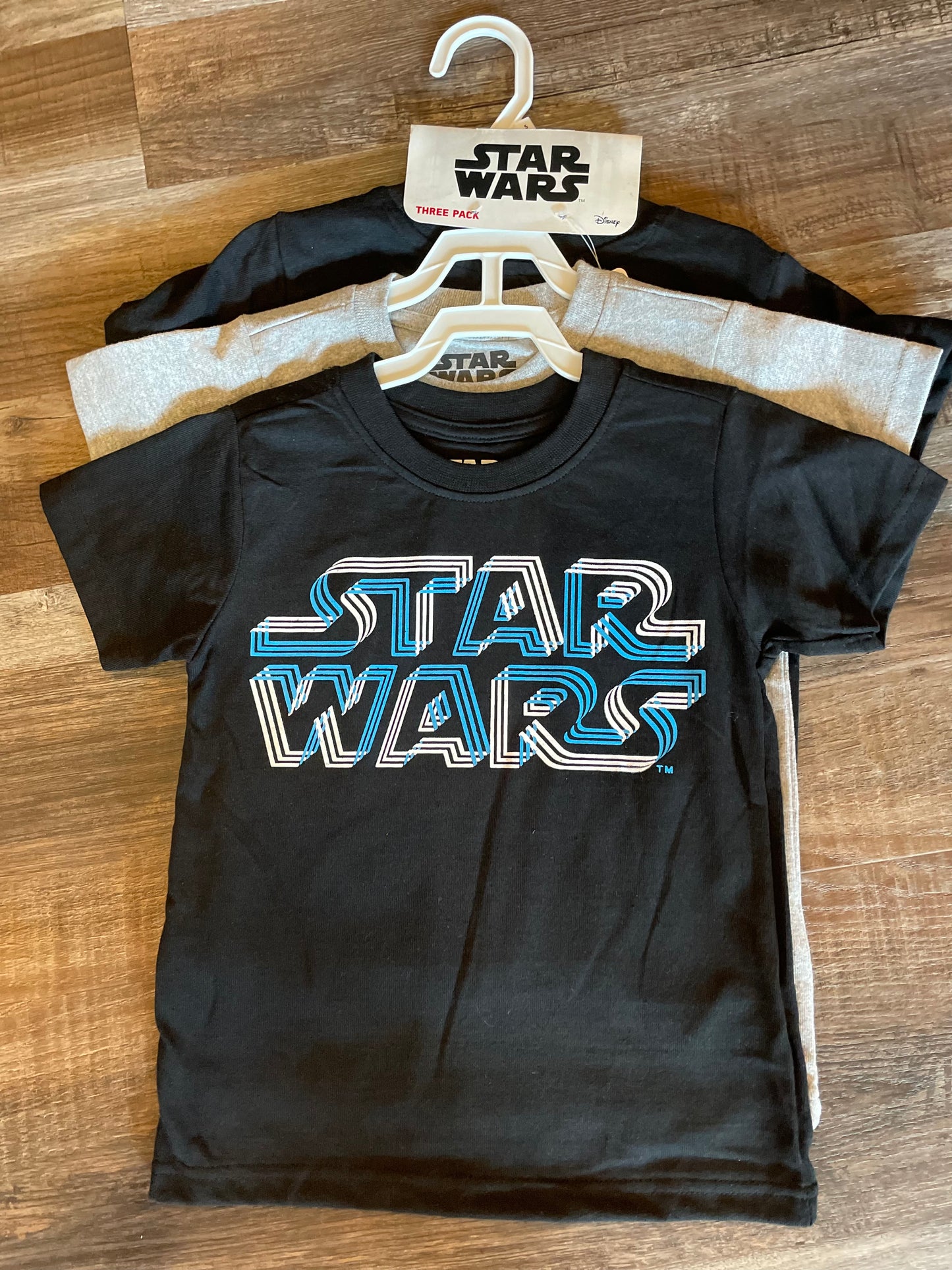 Star Wars 3 short sleeve shirt set NWT boys size 5