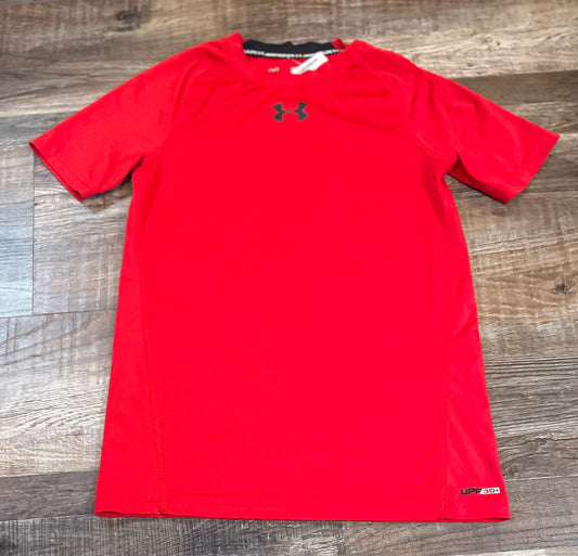 Under Armour Boys Short Sleeve Shirt Size Large