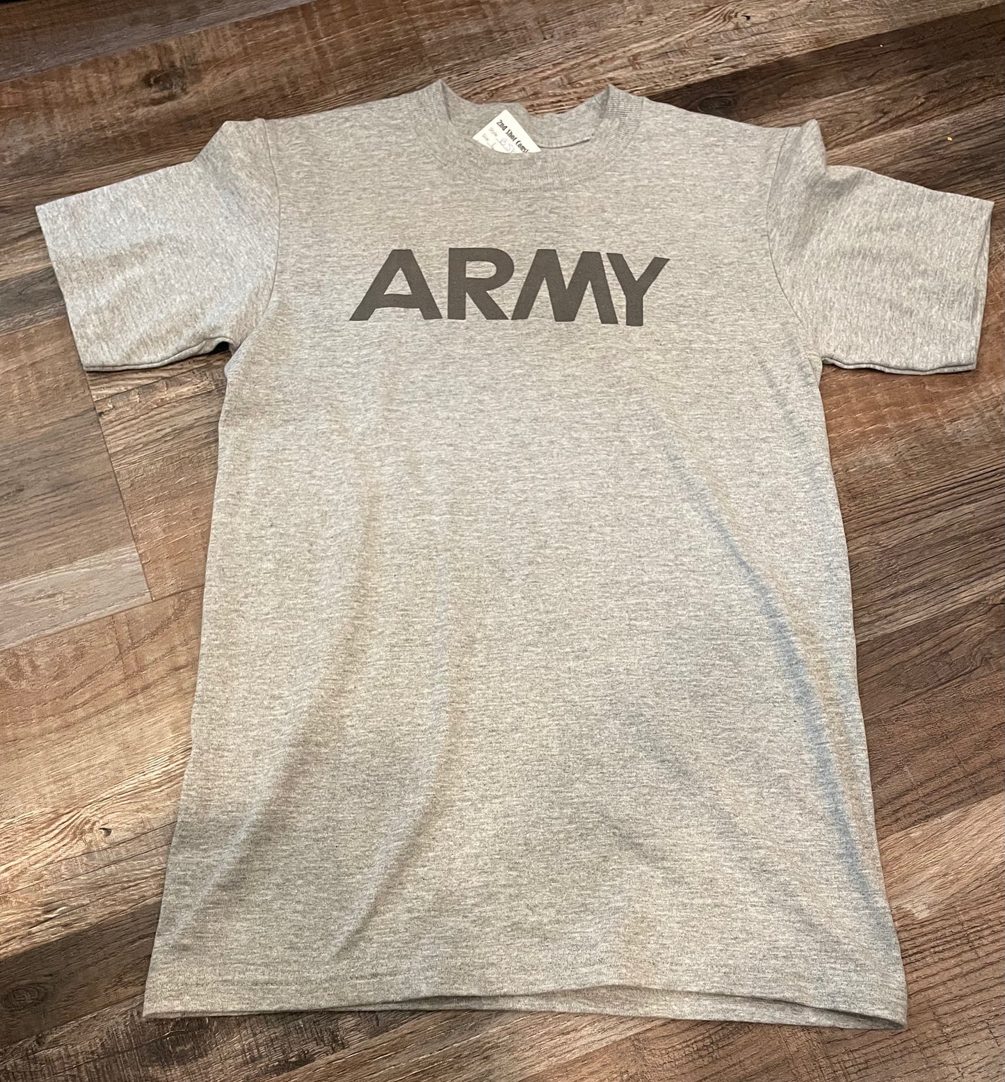 ARMY NEW! Grey Reflective short sleeve shirt youth size large