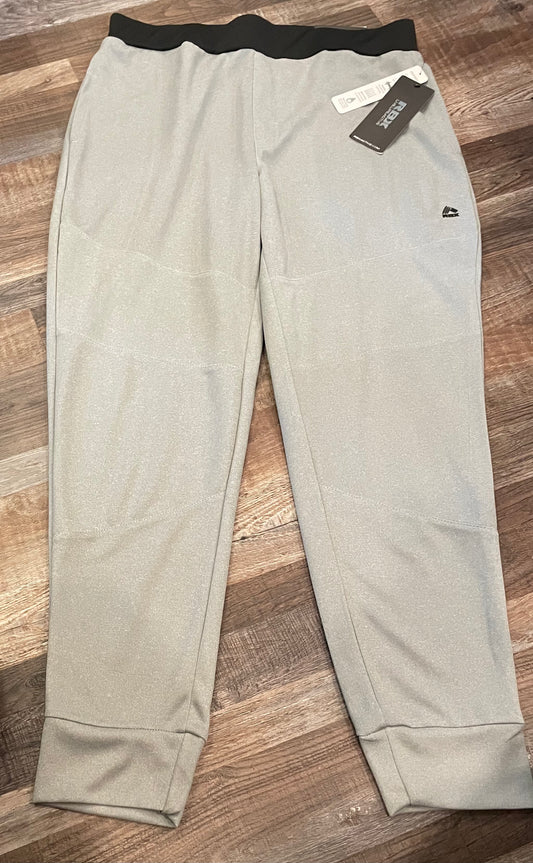 Reebok NEW!! Light Grey Joggers pants quick dry Mens size Large