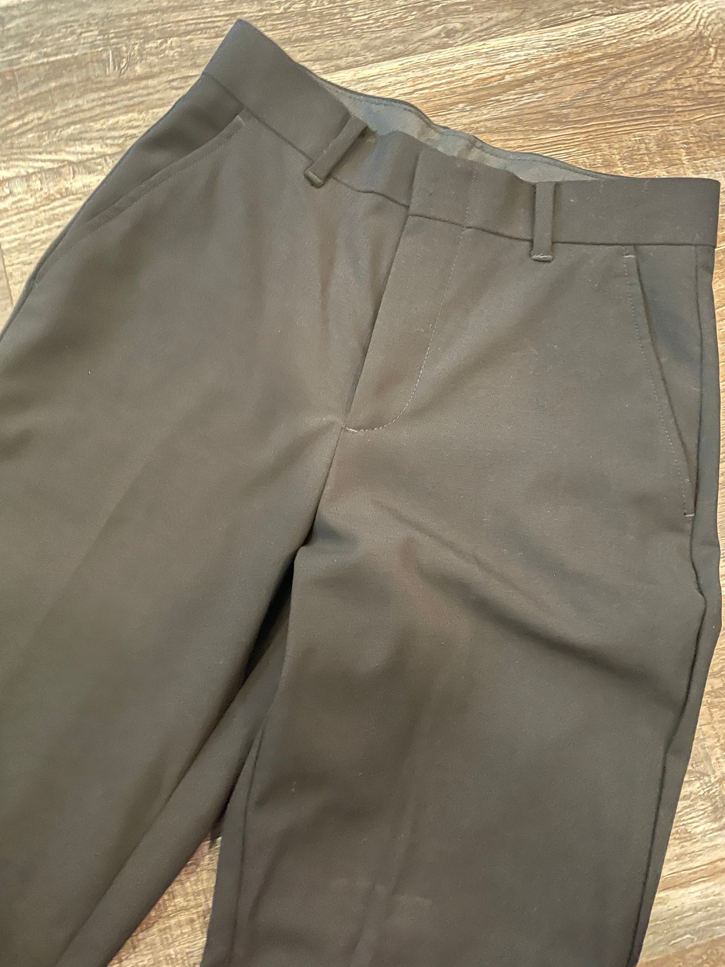 Van Hudson Solid Black Dress Pants Boys size 14