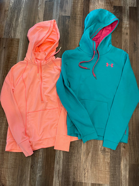 Lot of 2- Hooded Sweatshirts Womens size medium