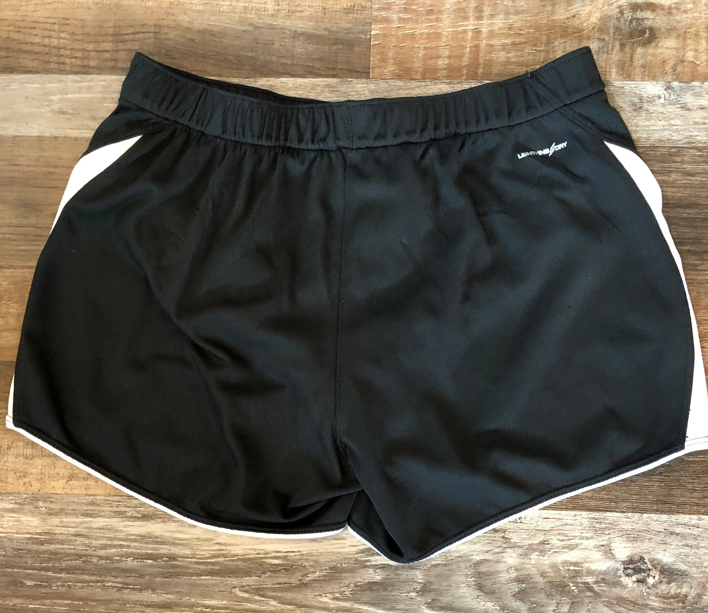 New Balance Womens athletic shorts Black & white size Small