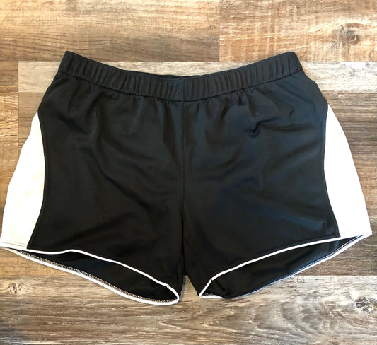 New Balance Womens athletic shorts Black & white size Small