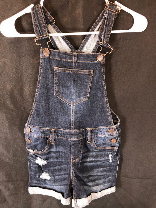 SO Jean Bib Shorts Girls size 8