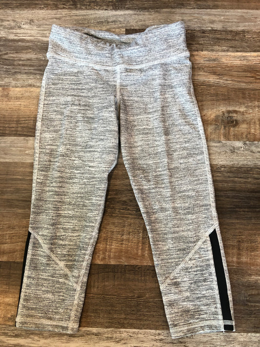 Champion girls grey leggings w/ pink zipper size M (7/8)