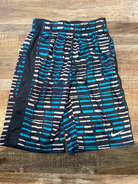 NIKE Dark & light Blue w/grey boys shorts size large