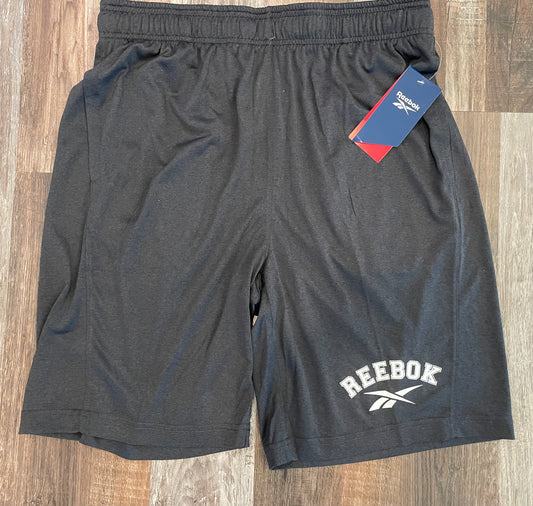 Reebok NEW!! Black Heather Slim 9” Mens Shorts size Medium