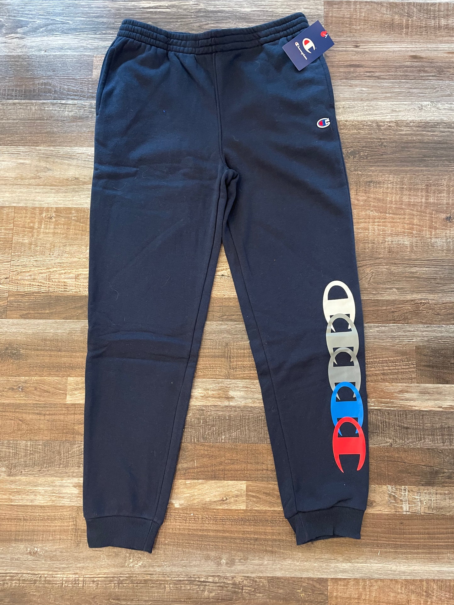 Champion NEW!! Navy Blue Joggers sweatpants Boys size XLarge