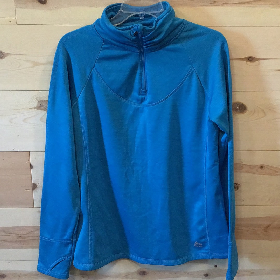 Reebok Like New Blue Pullover Fleece-Lined Women’s Size Large