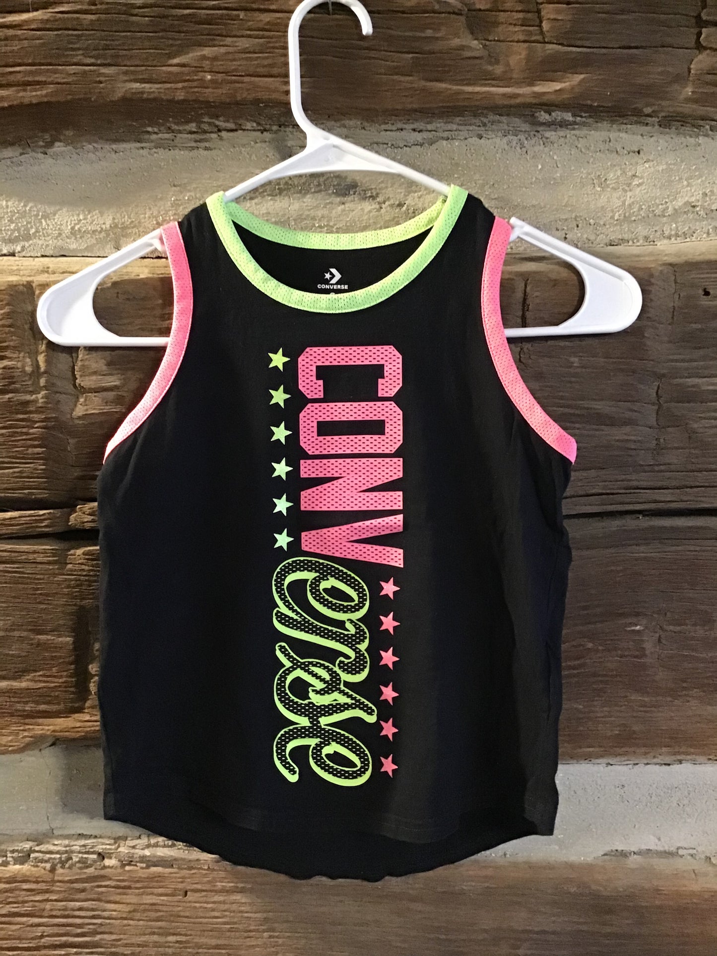 Converse Girls Black Tank Top size Small