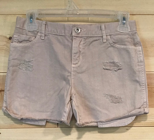 Children’s Place Khaki Jean Shorts Distressed Girls size 12